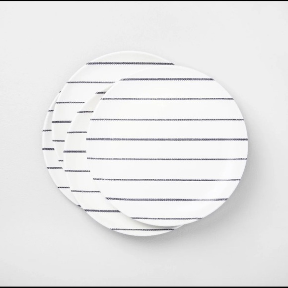 Hearth & Hand Dining Hearth And Hand Melamine Stripe Dinner Plate